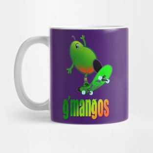 GreenSkinMango g’mango SkateboardLogo Mug